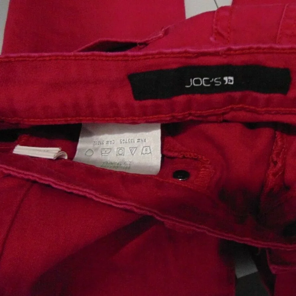 Joe's Jeans Pink Skinny Leg Jeans Size 14